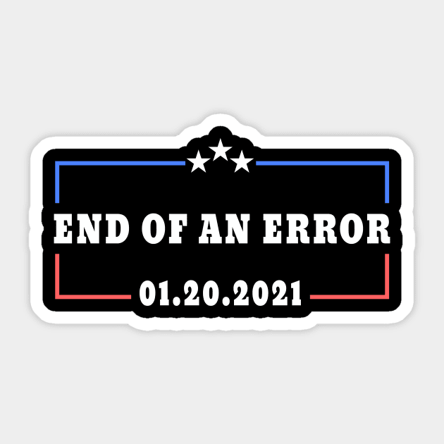 end of an error Sticker by DesStiven